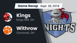 Recap: Kings  vs. Withrow  2018