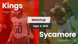 Matchup: Kings  vs. Sycamore  2019