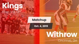 Matchup: Kings  vs. Withrow  2019