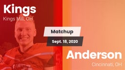Matchup: Kings  vs. Anderson  2020