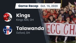 Recap: Kings  vs. Talawanda  2020