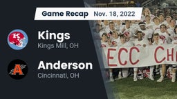 Recap: Kings  vs. Anderson  2022