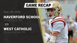 Recap: Haverford School vs. West Catholic  2016