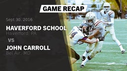 Recap: Haverford School vs. John Carroll  2016