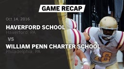Recap: Haverford School vs. William Penn Charter School 2016