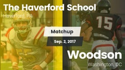 Matchup: The Haverford School vs. Woodson  2017