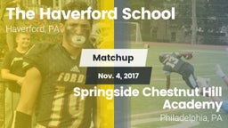 Matchup: The Haverford School vs. Springside Chestnut Hill Academy  2017
