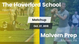 Matchup: The Haverford School vs. Malvern Prep  2018