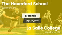 Matchup: The Haverford School vs. La Salle College  2019