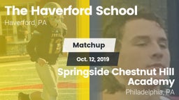 Matchup: The Haverford School vs. Springside Chestnut Hill Academy  2019