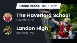Recap: The Haverford School vs. Landon High 2021