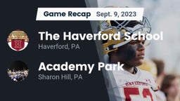Recap: The Haverford School vs. Academy Park  2023