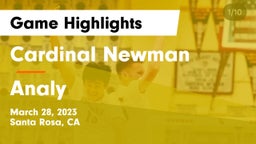 Cardinal Newman  vs Analy  Game Highlights - March 28, 2023