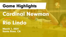 Cardinal Newman  vs Rio Lindo Game Highlights - March 1, 2024