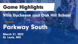 Villa Duchesne and Oak Hill School vs Parkway South Game Highlights - March 31, 2022