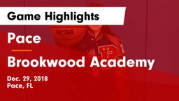 Pace  vs Brookwood Academy Game Highlights - Dec. 29, 2018
