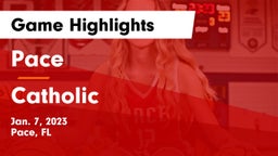 Pace  vs Catholic Game Highlights - Jan. 7, 2023