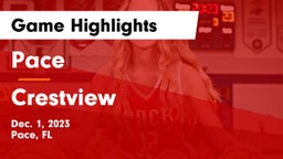 Pace  vs Crestview  Game Highlights - Dec. 1, 2023