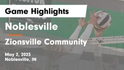 Noblesville  vs Zionsville Community  Game Highlights - May 2, 2023