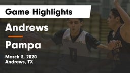 Andrews  vs Pampa Game Highlights - March 3, 2020