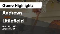 Andrews  vs Littlefield  Game Highlights - Nov. 23, 2020