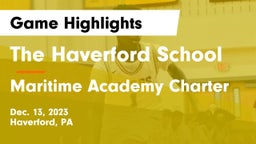 The Haverford School vs Maritime Academy Charter Game Highlights - Dec. 13, 2023