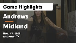 Andrews  vs Midland  Game Highlights - Nov. 13, 2020