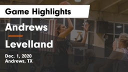 Andrews  vs Levelland  Game Highlights - Dec. 1, 2020