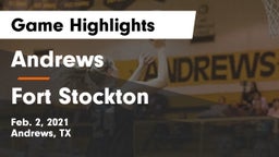 Andrews  vs Fort Stockton  Game Highlights - Feb. 2, 2021