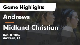 Andrews  vs Midland Christian  Game Highlights - Dec. 8, 2023