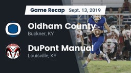 Recap: Oldham County  vs. DuPont Manual  2019