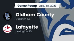 Recap: Oldham County  vs. Lafayette  2023