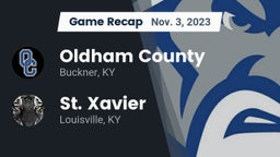 Recap: Oldham County  vs. St. Xavier  2023