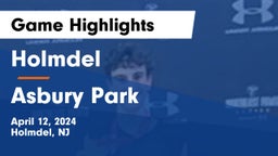 Holmdel  vs Asbury Park  Game Highlights - April 12, 2024