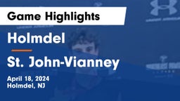 Holmdel  vs St. John-Vianney  Game Highlights - April 18, 2024