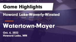 Howard Lake-Waverly-Winsted  vs Watertown-Mayer  Game Highlights - Oct. 6, 2022