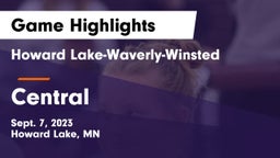 Howard Lake-Waverly-Winsted  vs Central  Game Highlights - Sept. 7, 2023