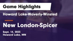 Howard Lake-Waverly-Winsted  vs New London-Spicer  Game Highlights - Sept. 14, 2023