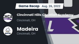 Recap: Cincinnati Hills Christian Academy vs. Madeira  2022
