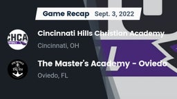 Recap: Cincinnati Hills Christian Academy vs. The Master's Academy - Oviedo 2022