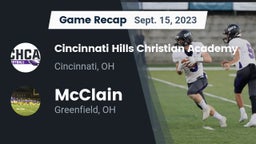 Recap: Cincinnati Hills Christian Academy vs. McClain  2023