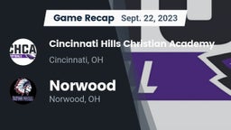 Recap: Cincinnati Hills Christian Academy vs. Norwood  2023