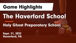 The Haverford School vs Holy Ghost Preparatory School Game Highlights - Sept. 21, 2022