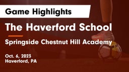 The Haverford School vs Springside Chestnut Hill Academy  Game Highlights - Oct. 6, 2023