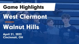 West Clermont  vs Walnut Hills  Game Highlights - April 21, 2022
