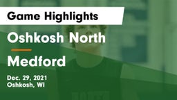 Oshkosh North  vs Medford  Game Highlights - Dec. 29, 2021