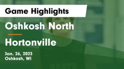 Oshkosh North  vs Hortonville  Game Highlights - Jan. 26, 2023