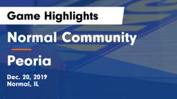 Normal Community  vs Peoria  Game Highlights - Dec. 20, 2019