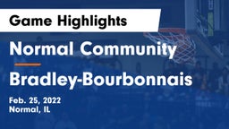 Normal Community  vs Bradley-Bourbonnais  Game Highlights - Feb. 25, 2022
