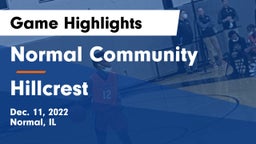 Normal Community  vs Hillcrest  Game Highlights - Dec. 11, 2022